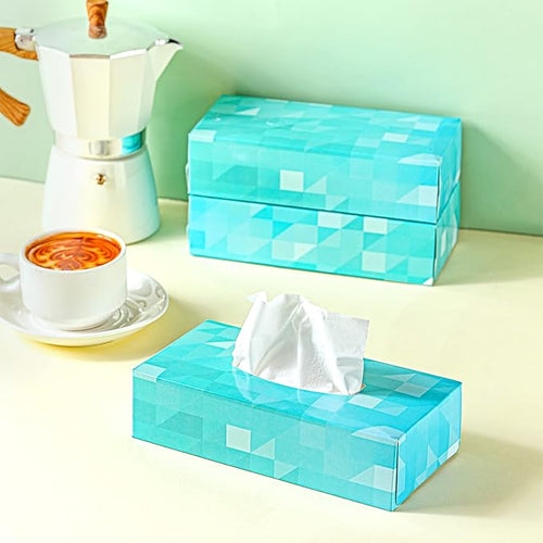 12 Packs Facial Tissue Box 1560 Sheets Soft Facial Tissue Box for Fall Halloween Christmas 2 Ply 130 Sheets Disposable Travel Tissues Bulk for Car Household Kitchen(Single)